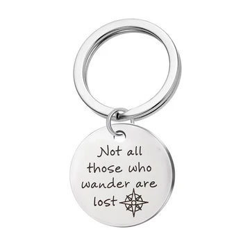 Fashion Engraved Car Key Chains Not All Those Who Wander Are Lost Compass Stainless Steel Inspirational Keychain Keyrings
Fashion Engraved Car Key Chains Not All Those Who Wander Are Lost Compass Stainless Steel Inspirational Keychain Keyrings