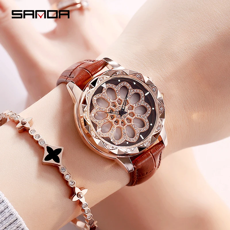 SANDA New Women Rhinestone Watches Lady Dress Women Watch Diamond Luxury Brand Bracelet Wristwatch Ladies Crystal Quartz Clocks
SANDA New Women Rhinestone Watches Lady Dress Women Watch Diamond Luxury Brand Bracelet Wristwatch Ladies Crystal Quartz Clocks