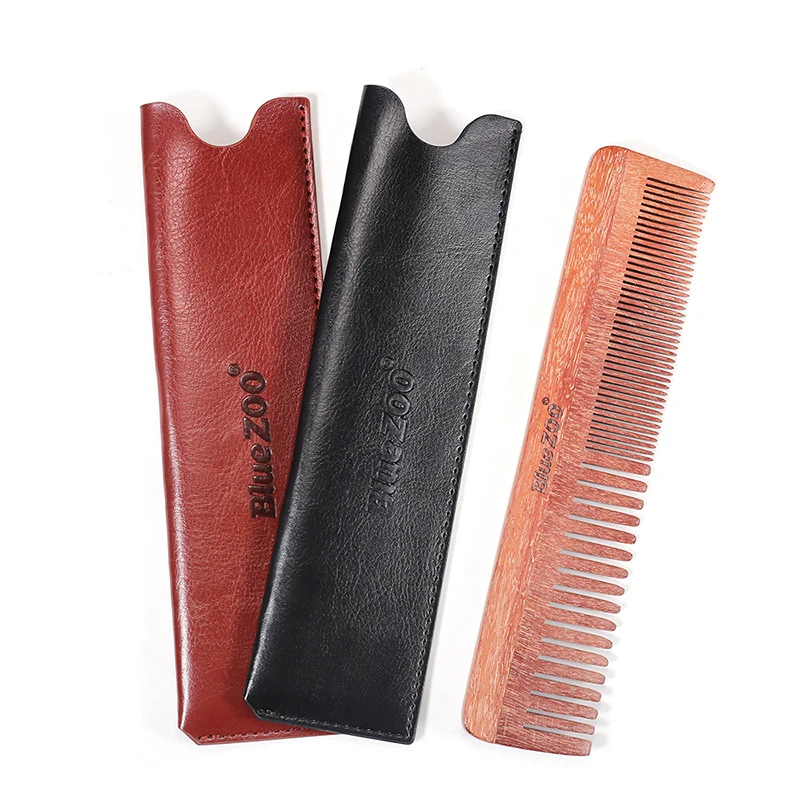 Beard Comb for Men Natural Wooden Beard Wide Tooth Comb Sandalwood Comb for Grooming Combing Hair Beards With PU Bag
Beard Comb for Men Natural Wooden Beard Wide Tooth Comb Sandalwood Comb for Grooming Combing Hair Beards With PU Bag