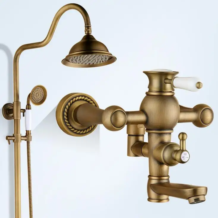 Antique shower copper fittings hotel engineering home three-speed antique shower set
Antique shower copper fittings hotel engineering home three-speed antique shower set