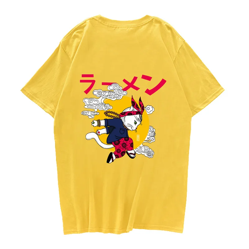 2019 Men T-Shirt Hip Hop Anime Ukiyo Cat T Shirt Harajuku Japanese Cartoon Tshirt Streetwear Summer Cotton Tops Tee Short Sleeve
2019 Men T-Shirt Hip Hop Anime Ukiyo Cat T Shirt Harajuku Japanese Cartoon Tshirt Streetwear Summer Cotton Tops Tee Short Sleeve