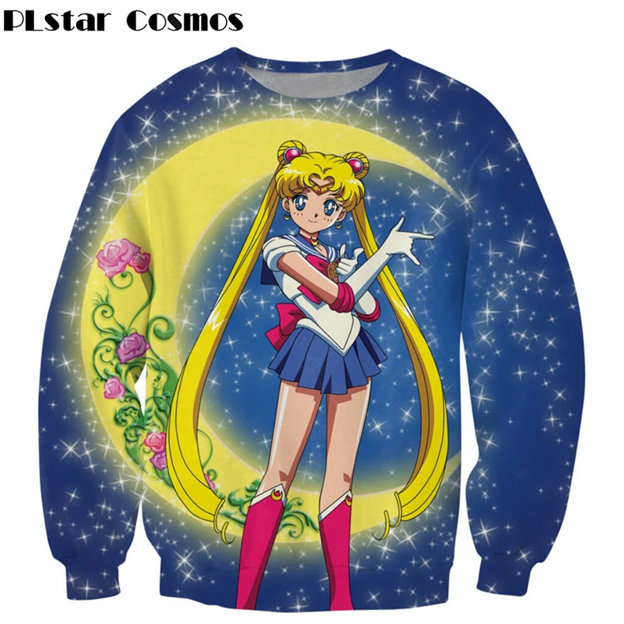 2018 New Harajuku style sweatshirt Beautiful Hoodies Women/Men sailor moon princess 3d pullover plus size S-5XL Free shipping
2018 New Harajuku style sweatshirt Beautiful Hoodies Women/Men sailor moon princess 3d pullover plus size S-5XL Free shipping