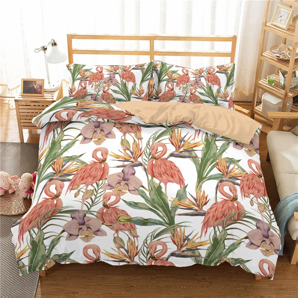 3D print Bedding set flamingo lovers'/kids' gift/present Duvet cover set Home Textiles
3D print Bedding set flamingo lovers'/kids' gift/present Duvet cover set Home Textiles