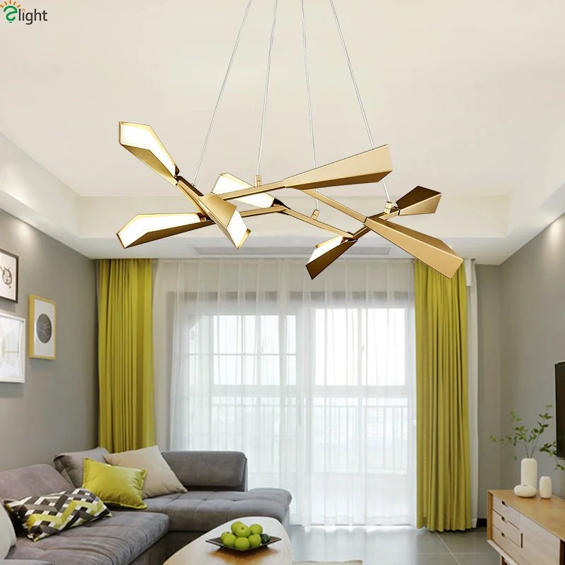 Postmodern Gold Metal Led Chandeliers Lighting Living Room Led Pendant Chandelier Lights Dining Room Led Hanging Lamp Fixtures
Postmodern Gold Metal Led Chandeliers Lighting Living Room Led Pendant Chandelier Lights Dining Room Led Hanging Lamp Fixtures