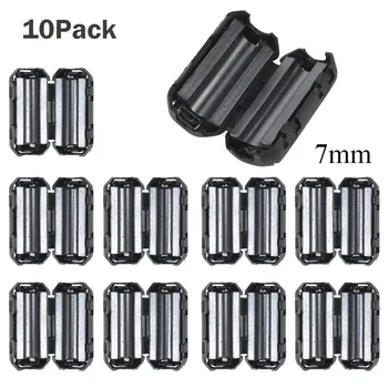 10Pcs Black Cable Clip On Clamp pince Clothespins binder clips RFI EMI Noise Filters Ferrite Core For 7/9/13mm Cable Wholesale
10Pcs Black Cable Clip On Clamp pince Clothespins binder clips RFI EMI Noise Filters Ferrite Core For 7/9/13mm Cable Wholesale