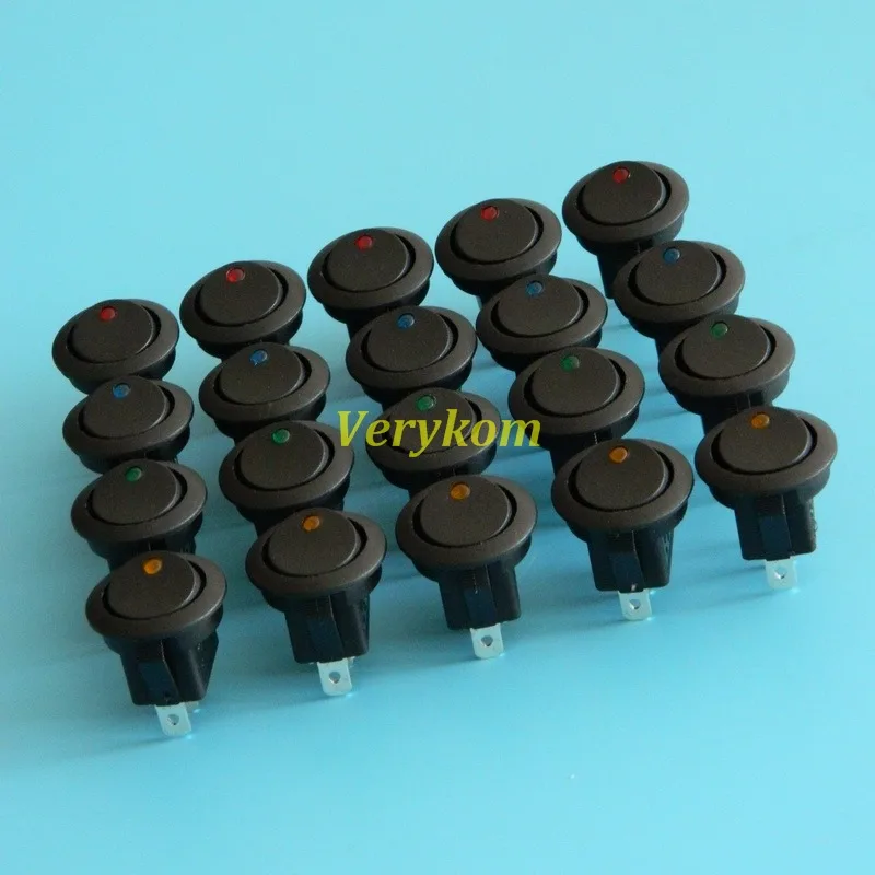 20pcs 4 colors 16A 12V LED Dot Light Car Boat Round Rocker ON/OFF SPST Switch 3 Pins With LED,High Brightness led
20pcs 4 colors 16A 12V LED Dot Light Car Boat Round Rocker ON/OFF SPST Switch 3 Pins With LED,High Brightness led