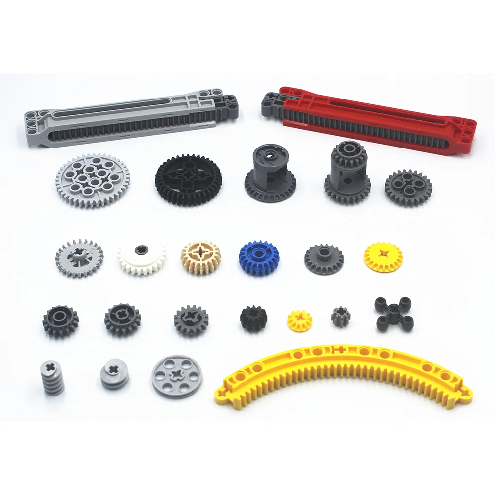

Building Blocks Bulk MOC Technical Parts Technical Gear Compatible With major brand for kids boys toy