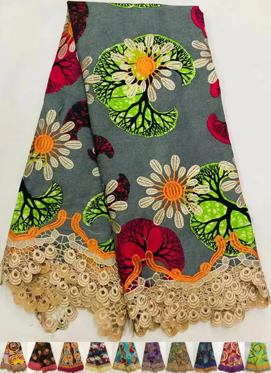 6yards african lace fabric 2019 guipure lace fabric with java wax prints african cord lace fabrics nigerian lace fabrics LH-H1
6yards african lace fabric 2019 guipure lace fabric with java wax prints african cord lace fabrics nigerian lace fabrics LH-H1