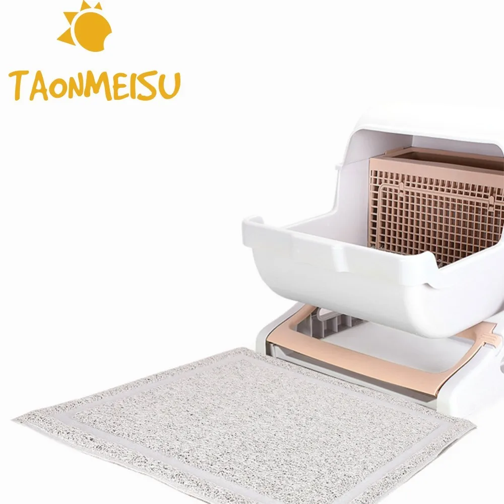 Pet Cat Mat Waterproof Non-Slip Cat Litter Mat Container Placemat Three-layer spiral type PVC loop Pad Suck the litter auto
Pet Cat Mat Waterproof Non-Slip Cat Litter Mat Container Placemat Three-layer spiral type PVC loop Pad Suck the litter auto