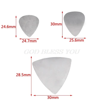 10 pcs/Lot Stainless Steel Metal Electric Guitar Bass Picks Plectrums
10 pcs/Lot Stainless Steel Metal Electric Guitar Bass Picks Plectrums