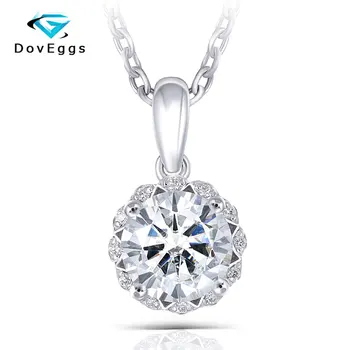 DovEggs Solitaire 14K White Gold Romantic Party Center 1ct 6.5mm GH Color Heart and Arrow Cut Moissanite Pendant for Women
DovEggs Solitaire 14K White Gold Romantic Party Center 1ct 6.5mm GH Color Heart and Arrow Cut Moissanite Pendant for Women