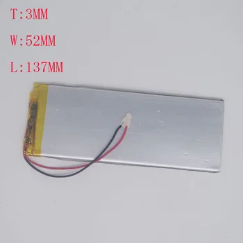 3.7V Lithium Battery 3052137/3050135 3300 mA MID 8-inch 9-inch Tablet Computer Battery
3.7V Lithium Battery 3052137/3050135 3300 mA MID 8-inch 9-inch Tablet Computer Battery