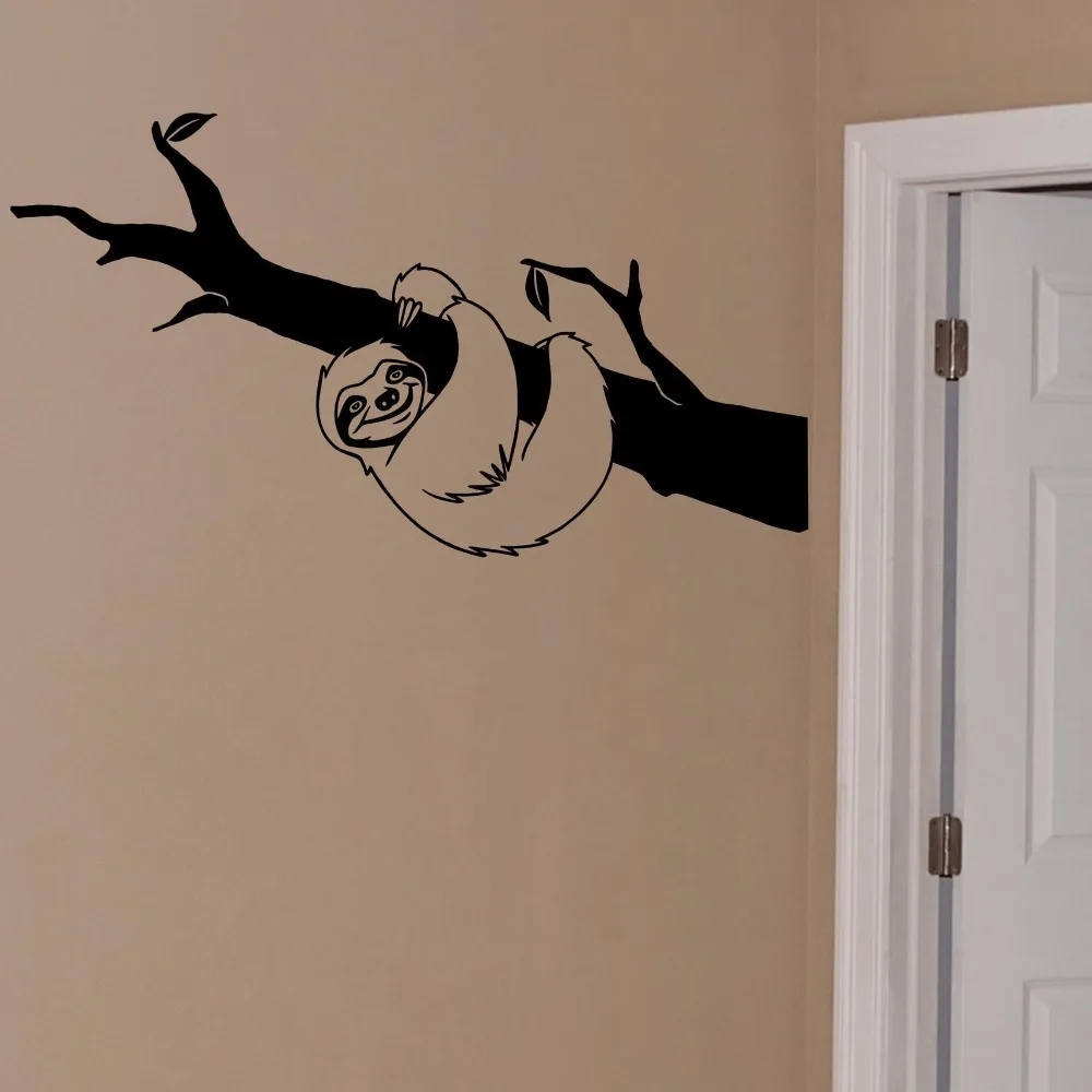 Creative Sloth In The Branch Vinyl Wall Decal Home Decor Door Art Mural Removable Wall Stickers
Creative Sloth In The Branch Vinyl Wall Decal Home Decor Door Art Mural Removable Wall Stickers