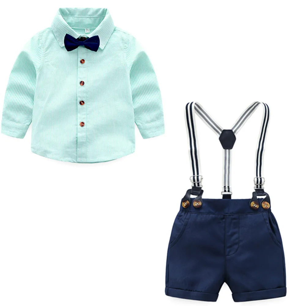 Tem Doger Baby Boys Gentleman Clothes Suit Long Sleeve Cotton Bowtie Shirt + Shorts Overalls 2 Pcs Infant Clothing Outfits
Tem Doger Baby Boys Gentleman Clothes Suit Long Sleeve Cotton Bowtie Shirt + Shorts Overalls 2 Pcs Infant Clothing Outfits