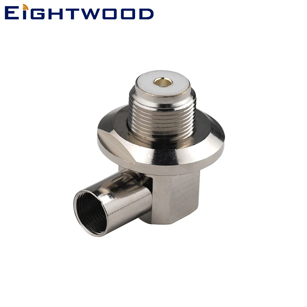 Eightwood UHF Jack Female RF Coaxial Connector Adapter Right Angle Crimp LMR-400 Cable For Ham Radio CB Radio
Eightwood UHF Jack Female RF Coaxial Connector Adapter Right Angle Crimp LMR-400 Cable For Ham Radio CB Radio