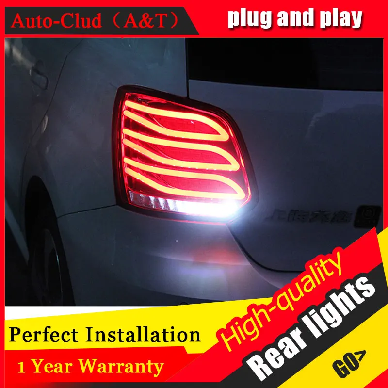New LED Taillights Assembly For VW Polo 2011-2017 LED Rear Lamp Brake Reverse Light Rear Back Up Lamp DRL Car Tail lights
New LED Taillights Assembly For VW Polo 2011-2017 LED Rear Lamp Brake Reverse Light Rear Back Up Lamp DRL Car Tail lights