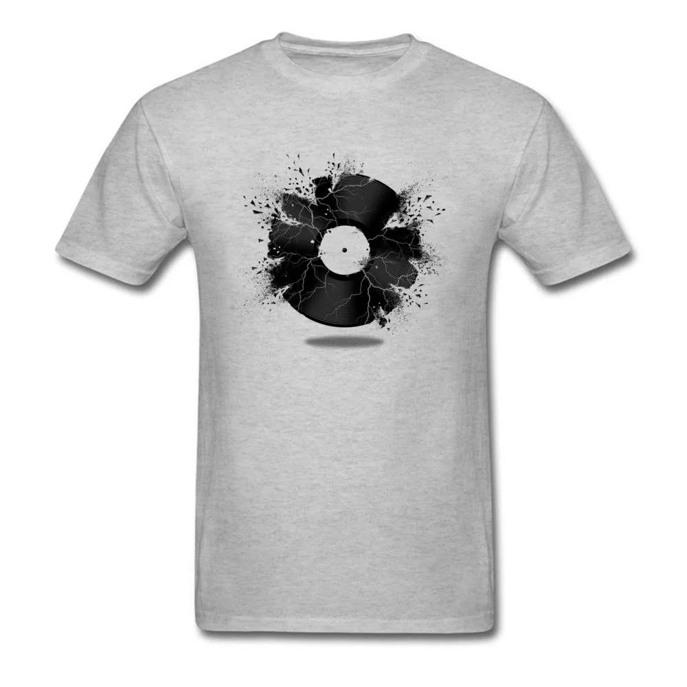 Crewneck break the record 10735 Pure Cotton Men T-Shirt Street Short Sleeve Tops Shirt Latest Design Tee Shirt break the record 10735 grey