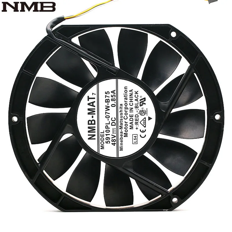 Вентилятор охлаждения для промышленного шкафа NMB 5910PL 07W B75 17025 17 см 170 мм DC 48 В 0.85A