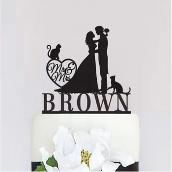 Mr and Mrs Wedding Cake Topper Personalized Romantic Couple Wedding Cake Stand With Two Cats Custom Wedding Cake Topper Supplies
Mr and Mrs Wedding Cake Topper Personalized Romantic Couple Wedding Cake Stand With Two Cats Custom Wedding Cake Topper Supplies