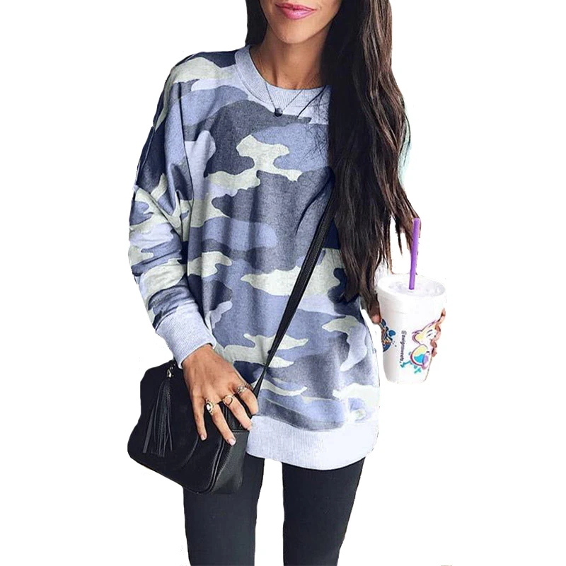 Big Yard Camouflage Printed Women Sweatshirts Pullovers Bat Sleeve Loose Cotton Ladies Tops 2019 Spring Fashion Female Clothing
Big Yard Camouflage Printed Women Sweatshirts Pullovers Bat Sleeve Loose Cotton Ladies Tops 2019 Spring Fashion Female Clothing