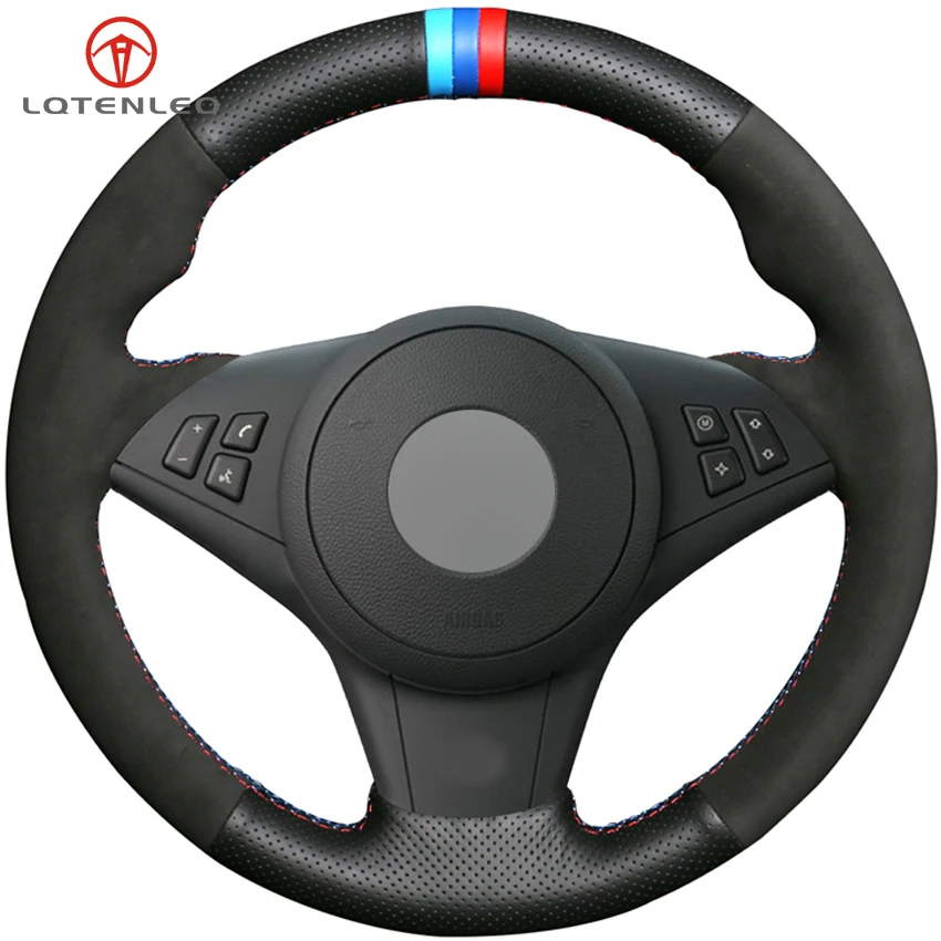 LQTENLEO Black Genuine Leather Suede DIY Car Steering Wheel Cover for BMW E60 M5 2005-2008 E63 E64 Cabrio M6 2005-2010
LQTENLEO Black Genuine Leather Suede DIY Car Steering Wheel Cover for BMW E60 M5 2005-2008 E63 E64 Cabrio M6 2005-2010