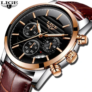 Mens Watches LIGE Top Brand Luxury Men's Military Sports Watch Men's Waterproof Multifunction Quartz Clock Relogio Masculino+Box
Mens Watches LIGE Top Brand Luxury Men's Military Sports Watch Men's Waterproof Multifunction Quartz Clock Relogio Masculino+Box