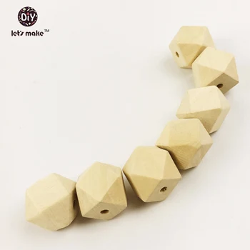 Let's Make (10-20mm) Wooden Geometric Beads 200pcs Baby Chewing Hexagon Beads Teething Necklace DIY Accessories Baby Teether
Let's Make (10-20mm) Wooden Geometric Beads 200pcs Baby Chewing Hexagon Beads Teething Necklace DIY Accessories Baby Teether