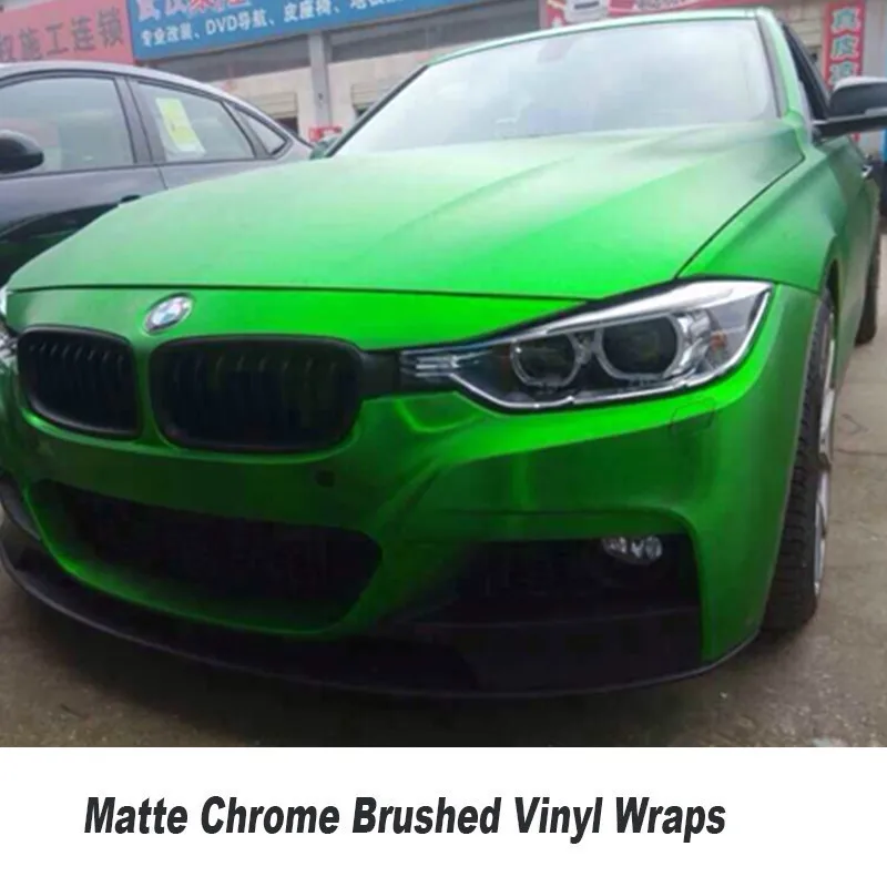 5ft X 65ft/Roll Green Chrome Brushed Vinyl Wrap Car Body Wrap Film Air Bubble Free Brushed Car Wrapping Vinyl
5ft X 65ft/Roll Green Chrome Brushed Vinyl Wrap Car Body Wrap Film Air Bubble Free Brushed Car Wrapping Vinyl