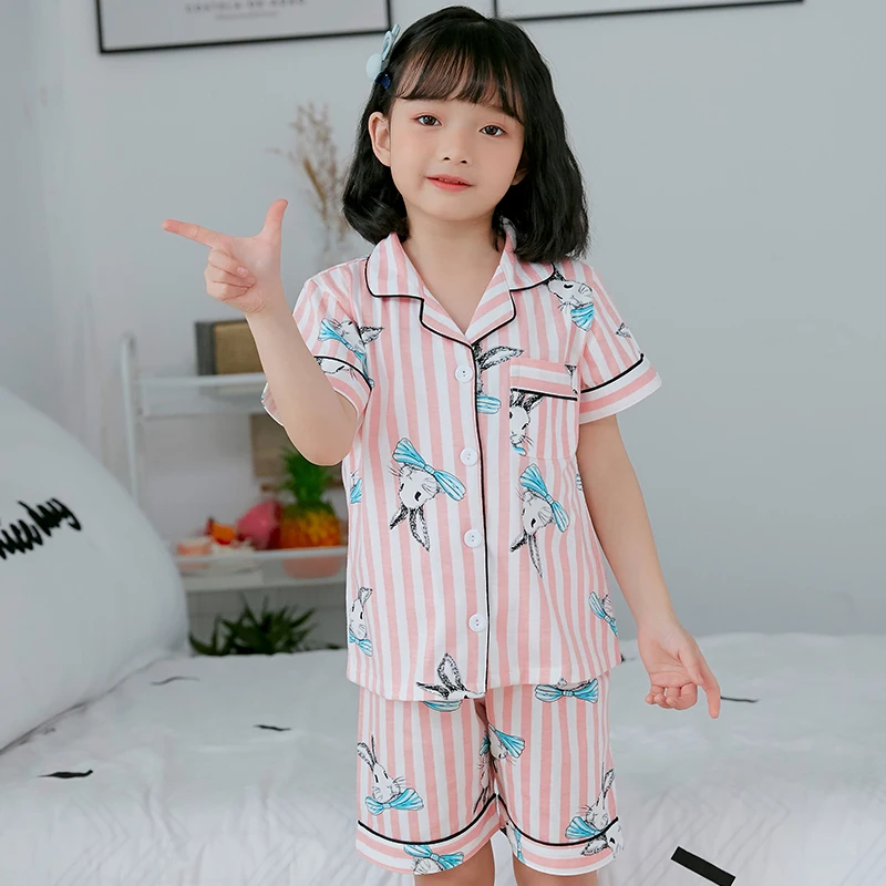 Summer Children Short Pajamas Sets Cute Silk Sleepwear Girls Short Kids Pijamas Boy Short Top Pant Print Kids Underwear nai634
Summer Children Short Pajamas Sets Cute Silk Sleepwear Girls Short Kids Pijamas Boy Short Top Pant Print Kids Underwear nai634