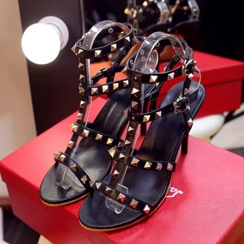 Big Size 9 10 11-13 high heels sandals women shoes woman summer ladies Full rivet hollow T with exposed toe
Big Size 9 10 11-13 high heels sandals women shoes woman summer ladies Full rivet hollow T with exposed toe