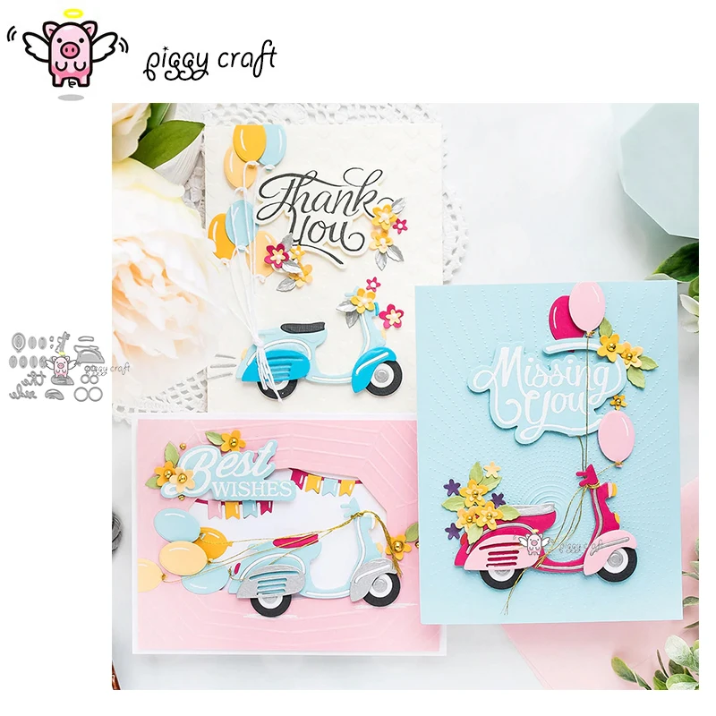 Piggy Craft metal cutting dies cut die mold Letter balloon motorcycle Scrapbook paper craft knife mould blade punch stencils die
Piggy Craft metal cutting dies cut die mold Letter balloon motorcycle Scrapbook paper craft knife mould blade punch stencils die