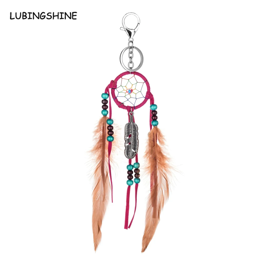 Hot Sale Dreamcatcher Feather Key Chains For Women Girl Dream Catcher Key Holder for Car Ethnic Keys Rings Keychain JJAL C491
Hot Sale Dreamcatcher Feather Key Chains For Women Girl Dream Catcher Key Holder for Car Ethnic Keys Rings Keychain JJAL C491