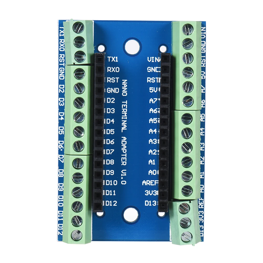 Expansion Card Nano 3.0 Expansion Board Adapter Board For Arduino Nano 3.0 V3.0 AVR ATMEGA328P ATMEGA328P-AU Module
Expansion Card Nano 3.0 Expansion Board Adapter Board For Arduino Nano 3.0 V3.0 AVR ATMEGA328P ATMEGA328P-AU Module