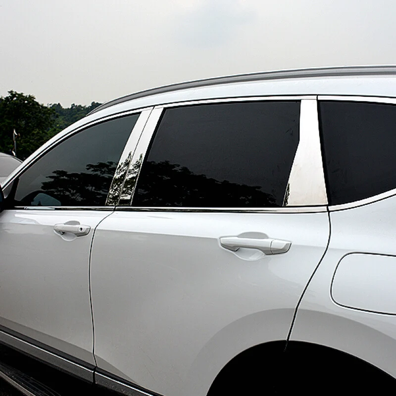 Car Styling For Honda CRV CR-V 2012 2013 2014 2015-2017 Exterior Stainless Steel Window Trims Center Pillars Covers Trims 6Pcs
Car Styling For Honda CRV CR-V 2012 2013 2014 2015-2017 Exterior Stainless Steel Window Trims Center Pillars Covers Trims 6Pcs