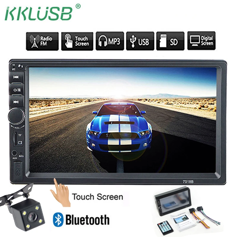 2 Din Car Multimedia Player Audio Stereo 2DIN Car Radio 7" HD MP5 Touch Screen Digital Display Bluetooth USB FM Autoradio
2 Din Car Multimedia Player Audio Stereo 2DIN Car Radio 7" HD MP5 Touch Screen Digital Display Bluetooth USB FM Autoradio