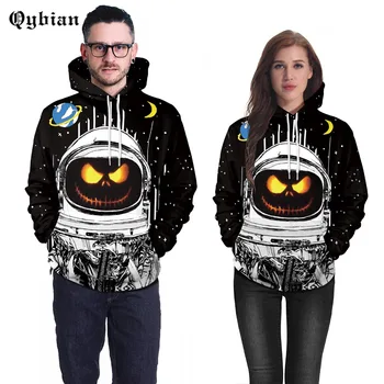 Qybian 2018 New Hipster Ghost astronaut Print 3d Hoodie punk Women Men Sweatshirts Halloween Casual Sweats Free shipping
Qybian 2018 New Hipster Ghost astronaut Print 3d Hoodie punk Women Men Sweatshirts Halloween Casual Sweats Free shipping