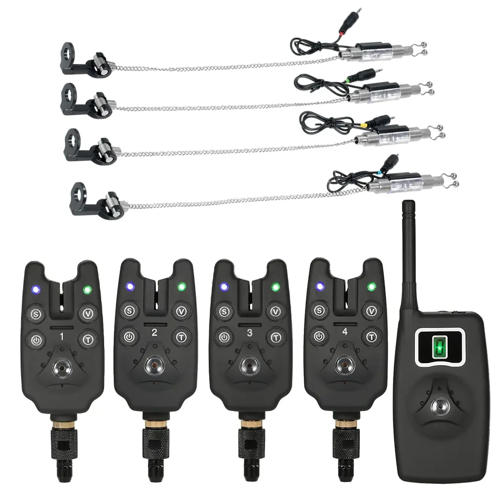 Lixada Wireless Fishing Alarm Fishing Alerts Bite Alarm Set Swinger Fishing Tackles Digital 1 Receiver 4 Alarms Pesca Carp LED
Lixada Wireless Fishing Alarm Fishing Alerts Bite Alarm Set Swinger Fishing Tackles Digital 1 Receiver 4 Alarms Pesca Carp LED
