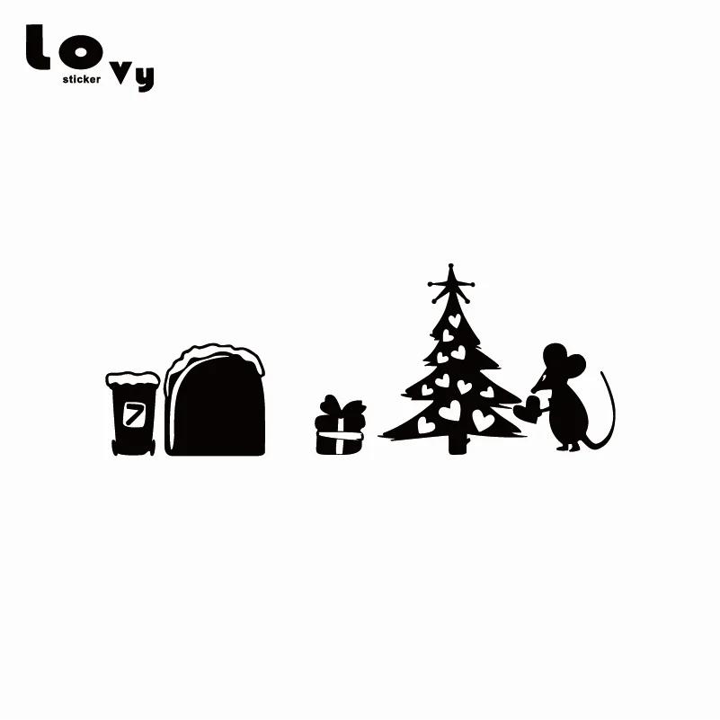 Christmas Tree Mice Xmas Let It Snow Mouse Gift Funny Merry Christmas Wall Sticker Home Decor
Christmas Tree Mice Xmas Let It Snow Mouse Gift Funny Merry Christmas Wall Sticker Home Decor