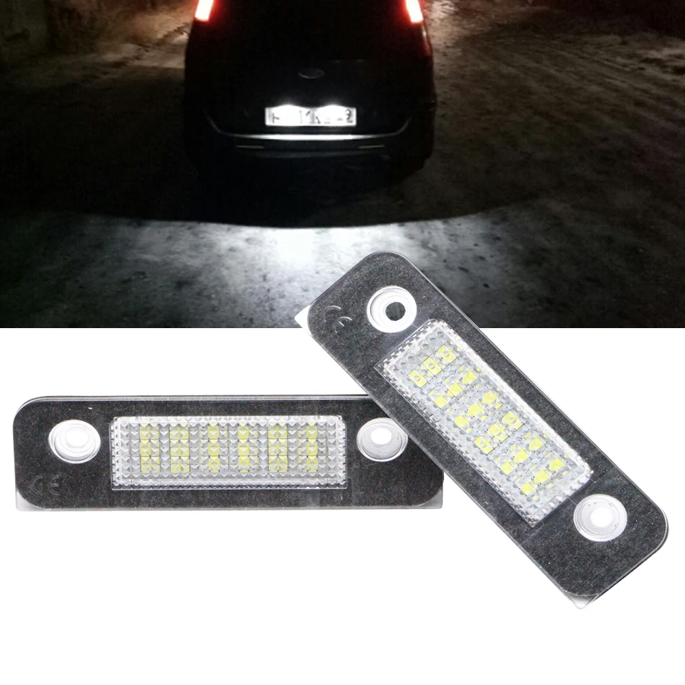 18SMD Error Free LED License Plate light For Focus MK2 Hatchback Facelifted MK3 Fiesta MK6 Mondeo MK4 S-Max MK1 OEM Replacement
18SMD Error Free LED License Plate light For Focus MK2 Hatchback Facelifted MK3 Fiesta MK6 Mondeo MK4 S-Max MK1 OEM Replacement