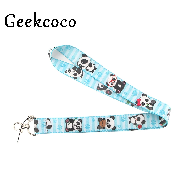 Cute Anime panda animal cartoon lanyard cell phone cord neck strap for keys ID Card for USB badge stand DIY rope pendant J0432
Cute Anime panda animal cartoon lanyard cell phone cord neck strap for keys ID Card for USB badge stand DIY rope pendant J0432