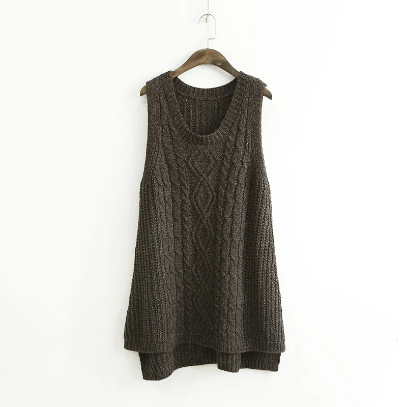 267-0171Retro Vintage Sleeveless Vest Autumn New Women Loose Long Sweater V-Neck Solid Colour PulloverVest Casual Brief Fashion
267-0171Retro Vintage Sleeveless Vest Autumn New Women Loose Long Sweater V-Neck Solid Colour PulloverVest Casual Brief Fashion