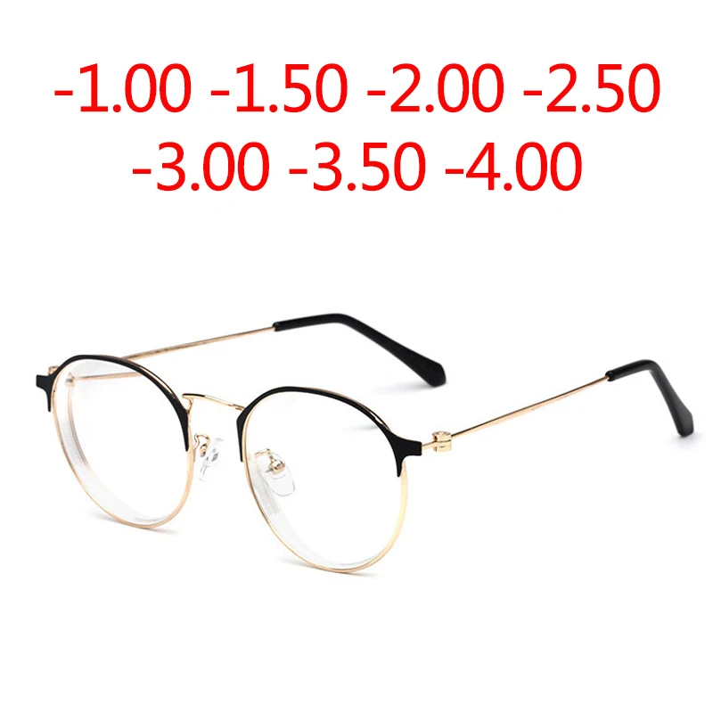 Finished Prescription Glasses Myopia Eyeglasses 2019 Hot Optical Men Women student metal Golden glasses for sight -1.0 to -4.0
Finished Prescription Glasses Myopia Eyeglasses 2019 Hot Optical Men Women student metal Golden glasses for sight -1.0 to -4.0