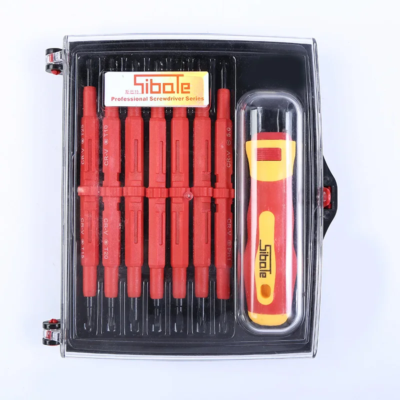 14 IN 1 Screwdriver Set Multi-purpose Magnetic Electrican insulated Electric Hand scerwdriver set repair tools kit set Yes
14 IN 1 Screwdriver Set Multi-purpose Magnetic Electrican insulated Electric Hand scerwdriver set repair tools kit set Yes
