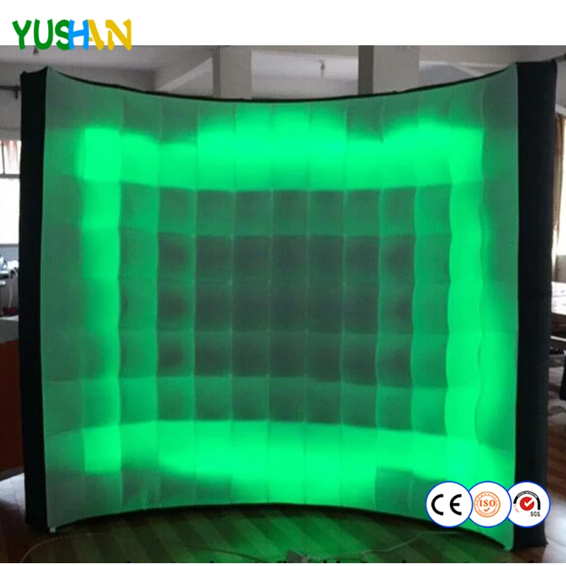 custom Logo portable LED wall inflatable wall backdrop LED strip color changing light inflatable photo booth wall backdrop sale
custom Logo portable LED wall inflatable wall backdrop LED strip color changing light inflatable photo booth wall backdrop sale