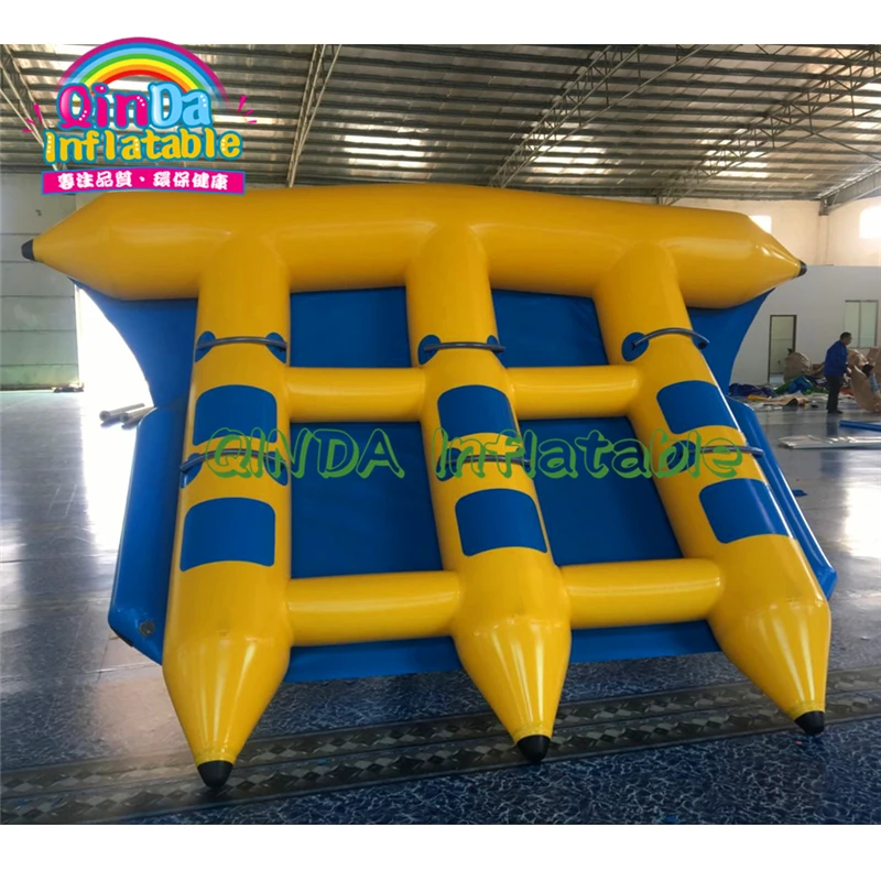 

0.9mm PVC Tarpaulin Inflatable Water Toys Inflatable Flying Fish Towable, Inflatable Flyfish Boat