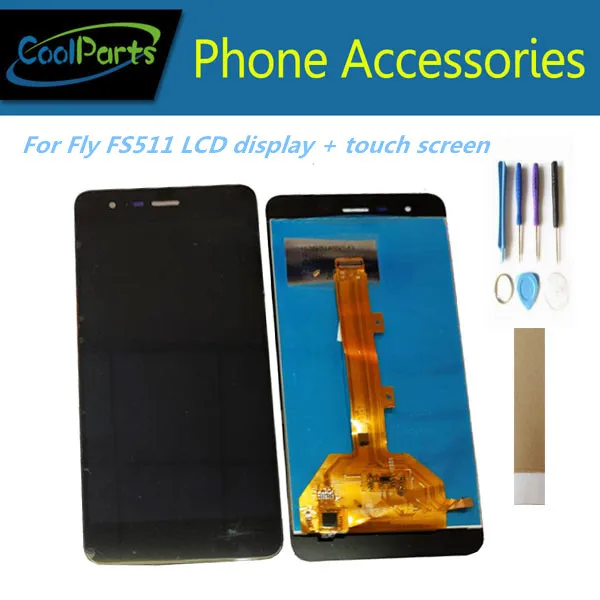 1PC/Lot 5.0 Inch For Fly FS511 FS 511 Cirrus 7 LCD Display Screen+Touch Screen Assembly Black Color With Tape&Tool
1PC/Lot 5.0 Inch For Fly FS511 FS 511 Cirrus 7 LCD Display Screen+Touch Screen Assembly Black Color With Tape&Tool