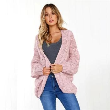 Cardigan Autumn Winter Women Hot Loose Solid Cotton Sweater Batwing Sleeve Jersey Women Causal Cardigan Winter Sweater Female
Cardigan Autumn Winter Women Hot Loose Solid Cotton Sweater Batwing Sleeve Jersey Women Causal Cardigan Winter Sweater Female