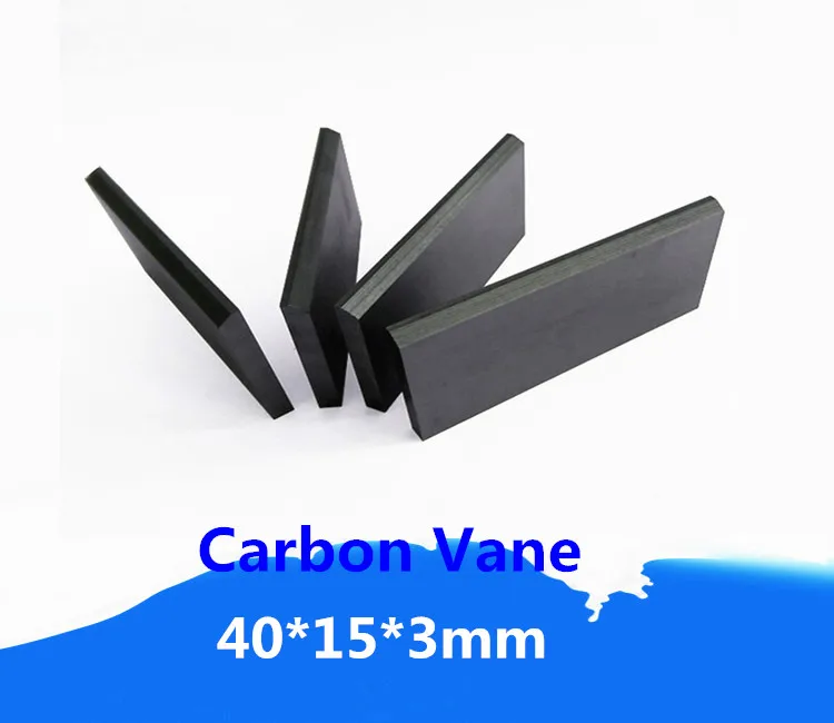 Фото 40*15*3mm EK60 carbon vane for Rietschle Vacuum Pumps DTE 6 /TR 3 /VTE / TLV Carbon blades Vanes | Обустройство дома