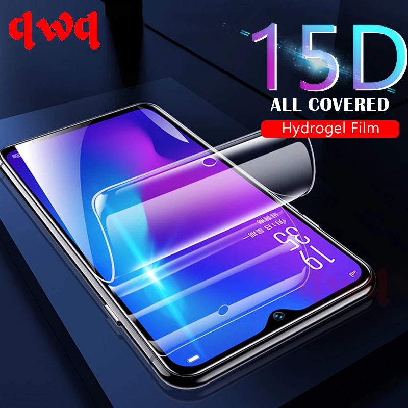 15D мягкая Гидрогелевая пленка для Xiaomi Mi 9 8 Lite HD Полная Защитная Redmi Note 7 6 6A 5 Plus