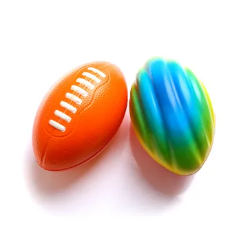 4 Colors PU Soft Bouncy Rugby Squeeze Venting Ball Stress Relief Release Pressure Toys Pet Training Relaxation Aids Gift
4 Colors PU Soft Bouncy Rugby Squeeze Venting Ball Stress Relief Release Pressure Toys Pet Training Relaxation Aids Gift